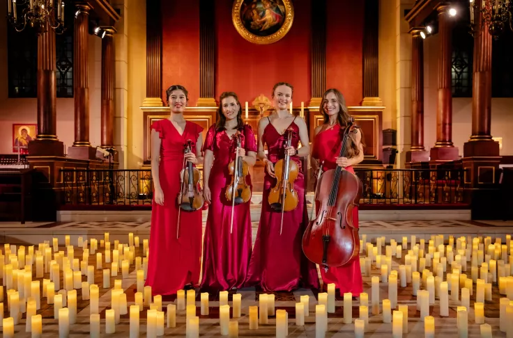 A String Quartet Christmas Media Photo