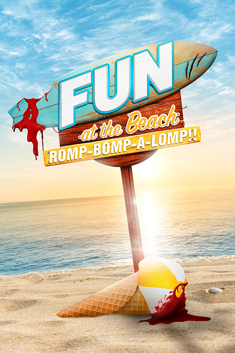 Fun at the Beach Romp-Bomp-a-Lomp!! Poster