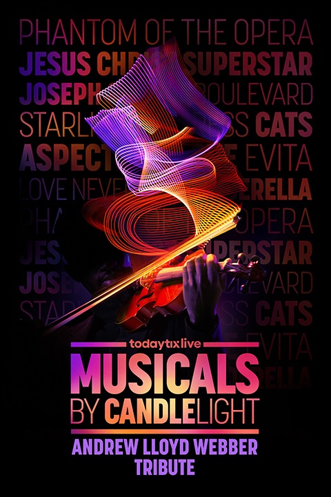 Musicals by Candlelight: Andrew Lloyd Webber Tribute Poster