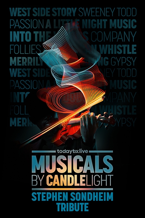 Musicals by Candlelight: Stephen Sondheim Tribute Poster