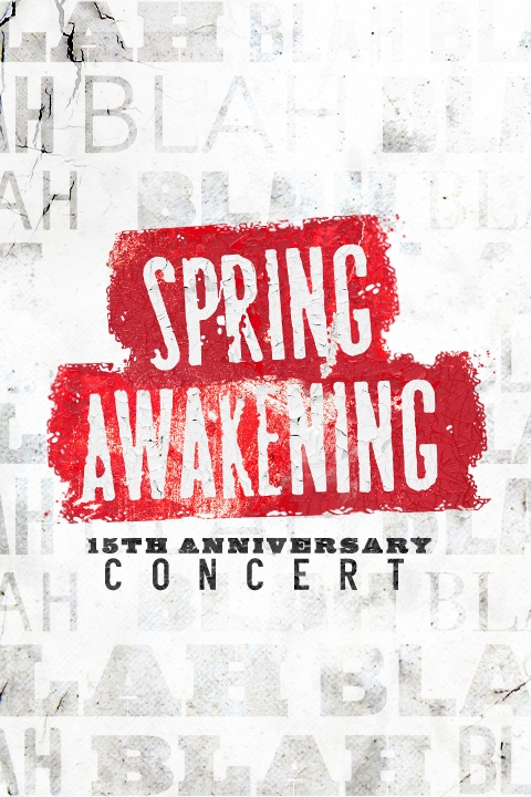Spring Awakening - 15th Anniversary Concert Poster